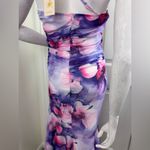 Jardin Vue Floral Strapless Maxi Dress Size Small. B21 Purple Photo 9