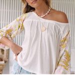 Free People  Picking Petals Top Gold Combo XS Photo 2