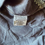 Johnny Was Heidi Floral Embroidered Tunic Top Dress Gray Boho M Mini Resortwear Photo 5