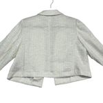 Shelby & Palmer Blazer XL White Metallic Sparkle Open Front Career Jacket NEW Photo 5