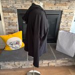 White Birch Black Fitted Cut Out Long Sleeve Hoodie Photo 9