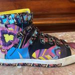 Reebok Rolland Barry x Women’s NPC Slim Mid Multi-Color Floral Silk Screen $200 EUC US 8 Photo 0