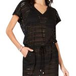 Calvin Klein NWT Black Crochet Swim Coverup Vacation Resortwear Women’s Size S/M Photo 12