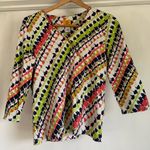 Ruby Rd  3/4 Cotton Shirt with beads around collar Photo 0