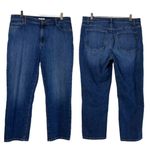 Eileen Fisher Cropped Jeans Mid Rise Dark Wash Relaxed Fit Women’s Size 14 Photo 6