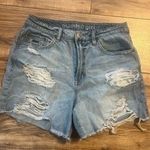 Madden Girl - Women's Jean Shorts Frayed Raw Hem Ripped Denim Shorts Sz 27 Photo 0