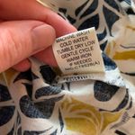 Nicolette Floral Print Sleeveless Tank Top Summer Casual Racerback Blouse Size S White Photo 5