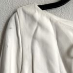 Et Ochs Gabriella Open Neck Gown Long Sleeve Dress in White, NWT, Size 4 White Photo 8