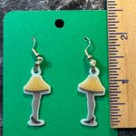 & Other Stories A Christmas Story Leg Lamp FraGeeLay Yellow Black Dangle Pierced Earrings New Photo 2