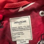 Zadig & Voltaire RED LEATHER JACKET Photo 3