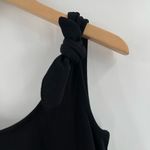 Marine layer  Lexi Rib Leah Dress Extra Small Black Ribbed One Bow Shoulder NWT Photo 8