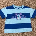Disney Stitch Aloha striped graphic t-shirt Photo 2