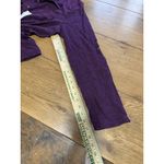 Eddie Bauer Women Sz XXL Purple 3/4 Buttons Long Sleeve Tunic Shirt Pockets NWT Photo 6