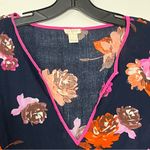 J.Crew Factory Tissue Floral Print Multi Blue Pink Swim Cover Tunic Photo 1