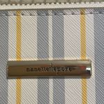 Nanette Lepore Gray and Yellow Clutch with Wristlet Photo 1