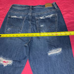 American Eagle  Outfitters Ripped Blue Boyfriend Jeans Photo 8