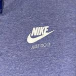 Nike  Womens Medium Just Do It Logo Short Sleeve Round Neck T-shirt Dress Casual Photo 1