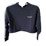 Mitchell & Ness Black Cropped Sweatshirt size M Photo 0
