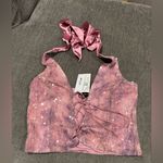 Nasty Gal Blush Sequin Lace-Up Halter Photo 4