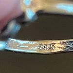 Amethyst Size 8.5 purple S925 silver ring Photo 6