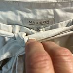 Madison Dressy Cotton Shorts Khaki Tie Belt Waist Womens 6 Photo 7