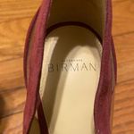 Alexandre Birman  Wavee 100 Red Suede Pumps Clear Pointed Toe Stiletto Heeled 39‎ Photo 3