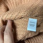 Moral Fiber Women Knit Sweater Brown Dress Cold Shoulder Mock Neck Size M NWT Photo 5