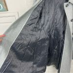 Banana Republic Italian Fabric Grey Fit And Flare Bow Coat Size M Photo 11