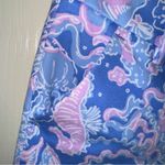 Lilly Pulitzer  Knit Callahan Shorts Boca Blue Sea What I Sea Women’s Size 0‎ Photo 5