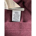 L.L.Bean Traditional Fit Cotton Crewneck Sweatshirt Size Small Regular Burgundy Red Photo 4