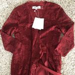 Diane Von Furstenberg DVF Burgundy Lace Wrap Maxi Dress Juliana Wine Red Size 4 NEW $1568.00 Photo 10