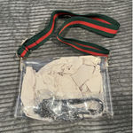 Crossbody bag Clear Vinyl With Two Strap Options Fucci NEW For Stadiums Photo 0