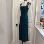 Victoria's Secret Victoria Secret Gold label floral jacquard Maxi slip square neck Photo 9