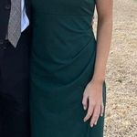 Windsor One Shoulder Green Formal Dress Photo 0