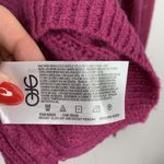 Ella Moss Size L Sweater Penelope Crew Neck Bell Sleeve Knit Pink Magenta Photo 7