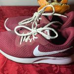 Nike  Red White Tanjun Running Athletic Shoes Photo 4