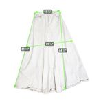 Goddess Jeans Maxi Balloon Skirt Light Khaki Size 5 Boho Y2K Flare Denim Photo 4