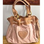 Juicy Couture Embellished Pink Velour Daydreamer Shoulder Bag Purse Vintage Y2K Photo 1