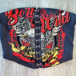 FashioNova Womens FashionNova Grey Strapless Crop Top Corset - M Photo 0