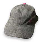 FabFitFun Heather Gray & Pink Embroidered Logo Baseball Cap Hat Photo 0