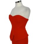 Jay Godfrey Tama Strapless Red Photo 3