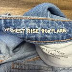 American Eagle Highest Rise 90’s Flare Denim Jeans Women’s 4 Short Distressed Photo 8