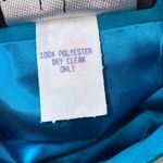 Nicole Miller Vintage 90s‎  suede turquoise skirt, Size 4 Photo 4