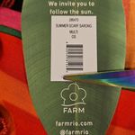 Farm Rio ππ Summer Scarf Sarong Swimsuit Cover Up ~ Multi-Color Tropical Print Photo 11