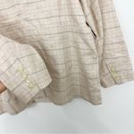 Rails  Jac Blazer in Sand Check Linen Blend Size XL NWT Double Breasted Photo 6