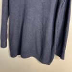 Market & Spruce  Waffle Knit Longline Sweater Women's‎ Plus 2X Navy Blue NWOT Photo 3