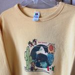 Fruit of the Loom  Soft Yellow sweatshirt XL Photo 5
