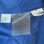Ann Taylor  Women's Peplum Blazer Size 10 Blue Snap Closure Jacket Photo 3