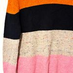 ALC Frank A.L.C. Georgina Multi Color Stripe Wool Cashmere Blend Crewneck Sweater Size XS Photo 2