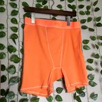 SKIMS  boyfriend shorts orange size XL NWT Photo 1